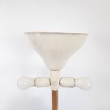 Foot lamp ceramic and brass vintage 50/60 s