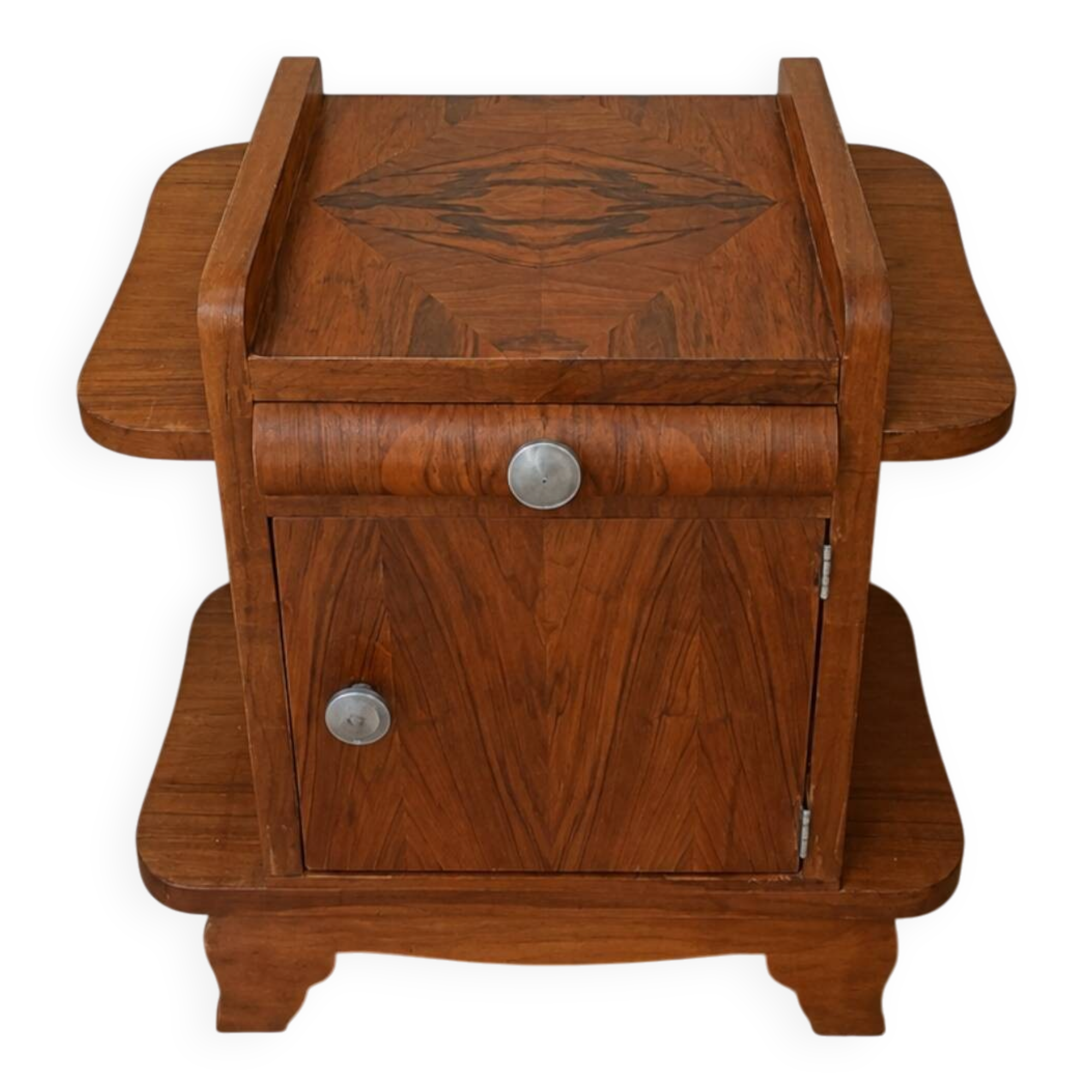 Vintage Art Deco bedside console.