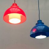 Mid-Century Danish Minisol pendant lamps by K. Kewo for Nordic Solar, 1960s, set of 2