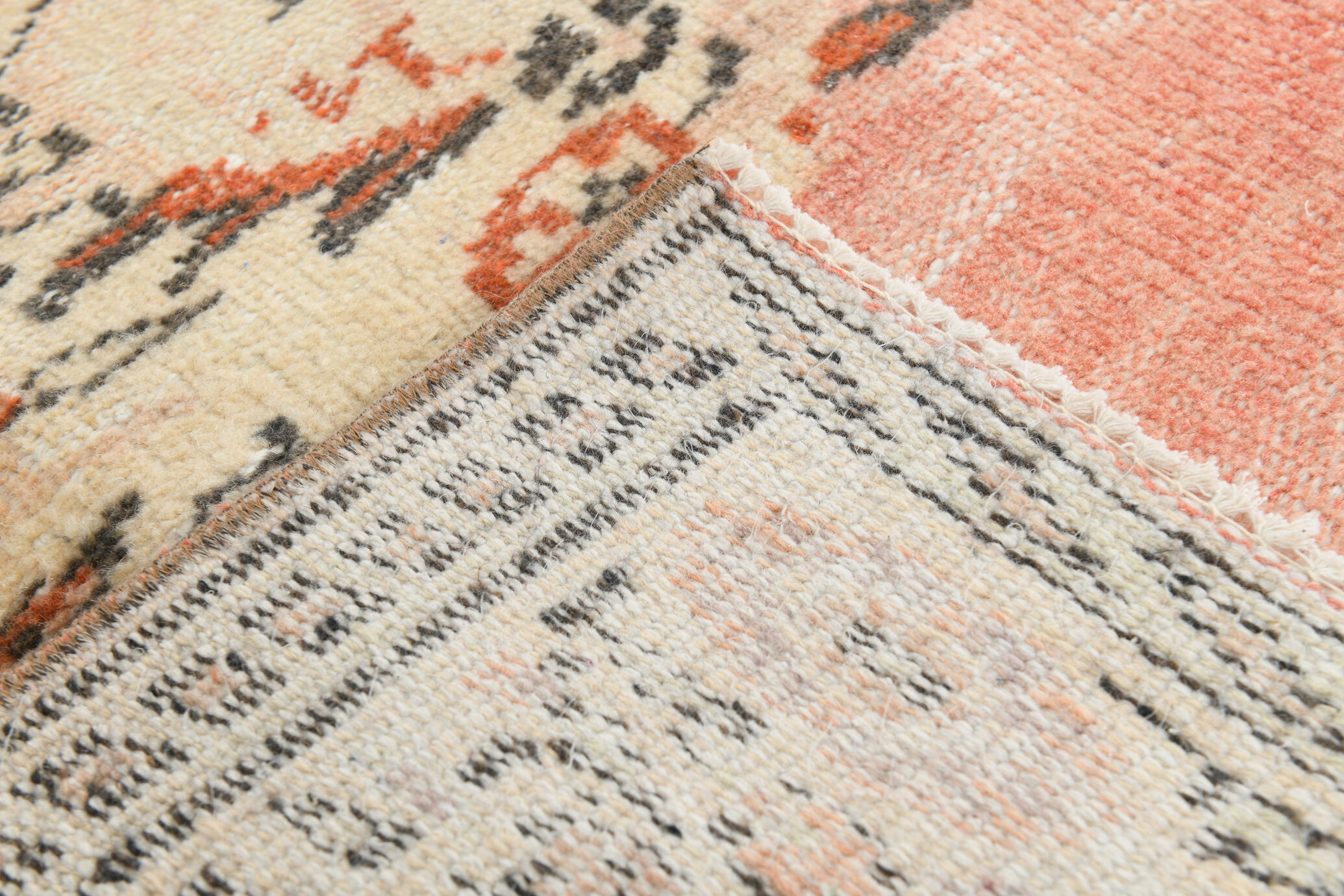 5x9 Madallion Pastel Vintage Rug, 263x160Cm