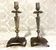 Pair of Candlesticks Candlesticks Bronze Silver Atypical Decoration