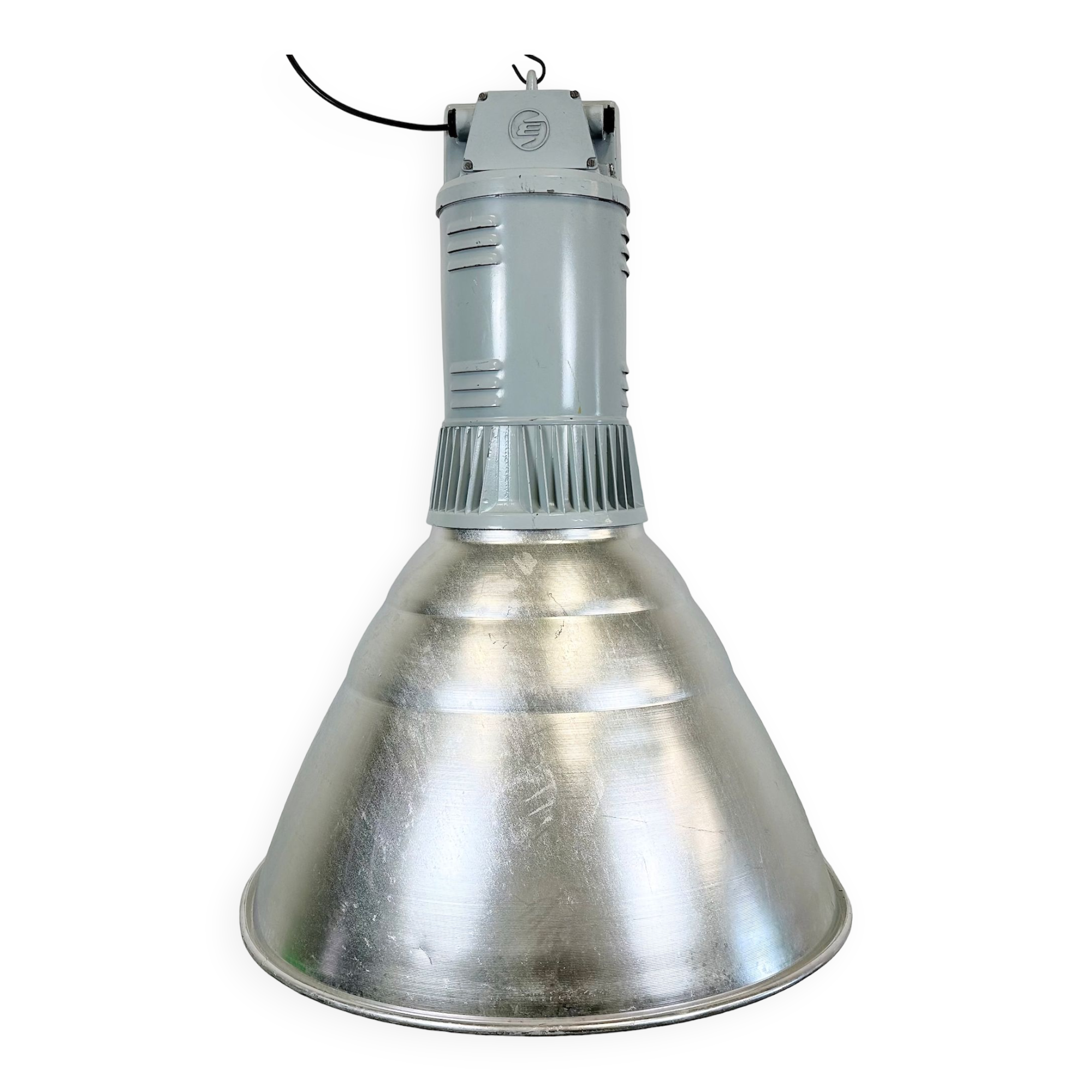 Large Industrial Aluminium Pendant Light from Elektrosvit, 1960s