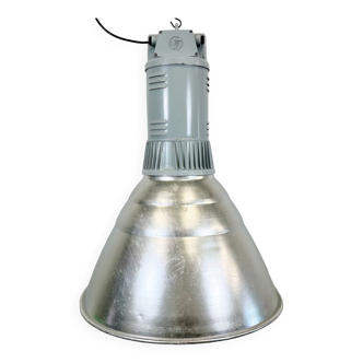 Large Industrial Aluminium Pendant Light from Elektrosvit, 1960s