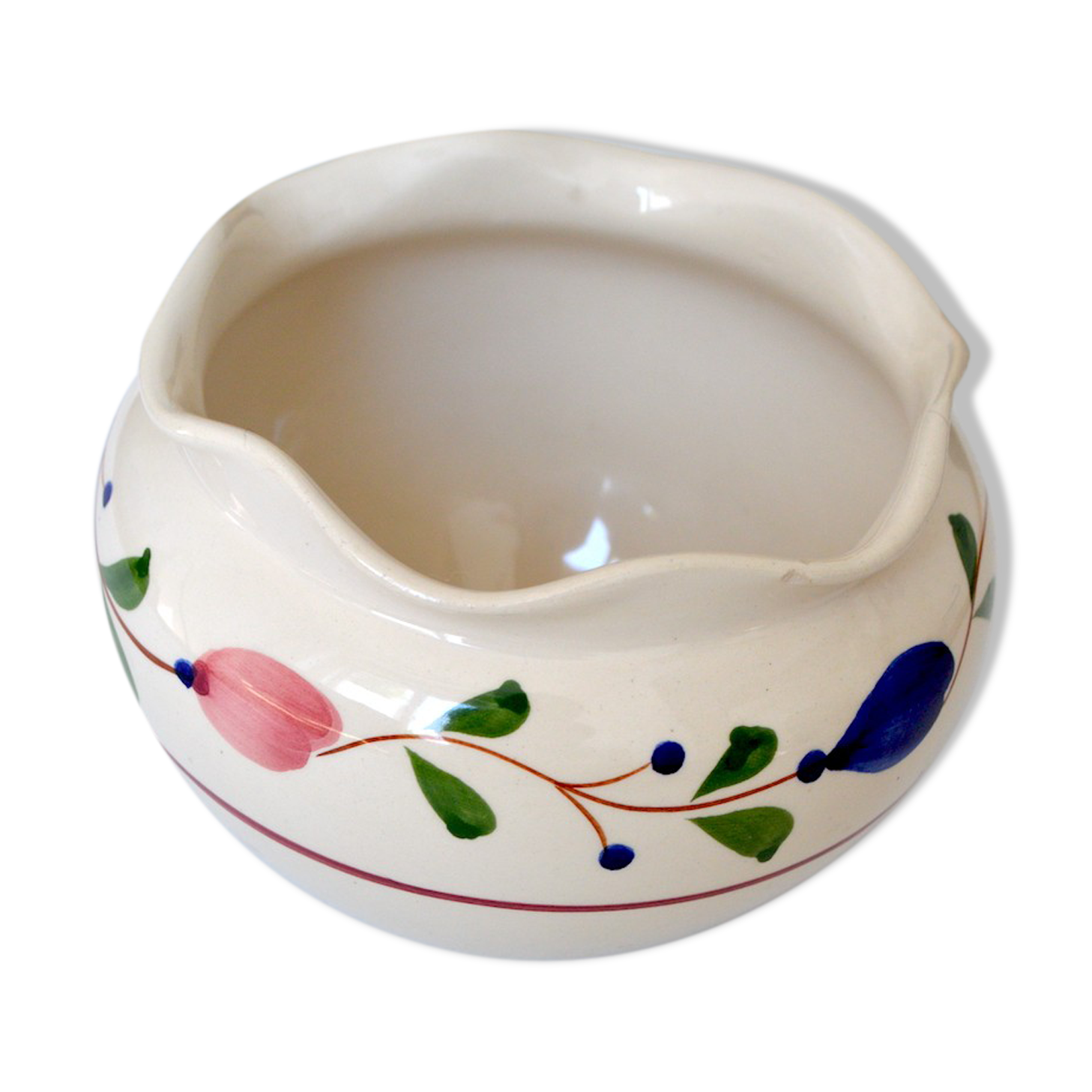 Hand-painted pot cover