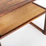 Nesting tables by Silkeborg in wood and wicker