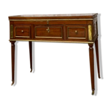 Mahogany dressing table for men stamped Roussens J. I Louis XVI period, 18th century