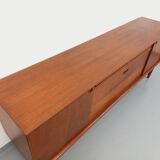 Vintage Scandinavian teak sideboard from the 60s by designer Edvard Valentinsen for Samcom
