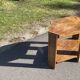 Art Deco wooden coffee table