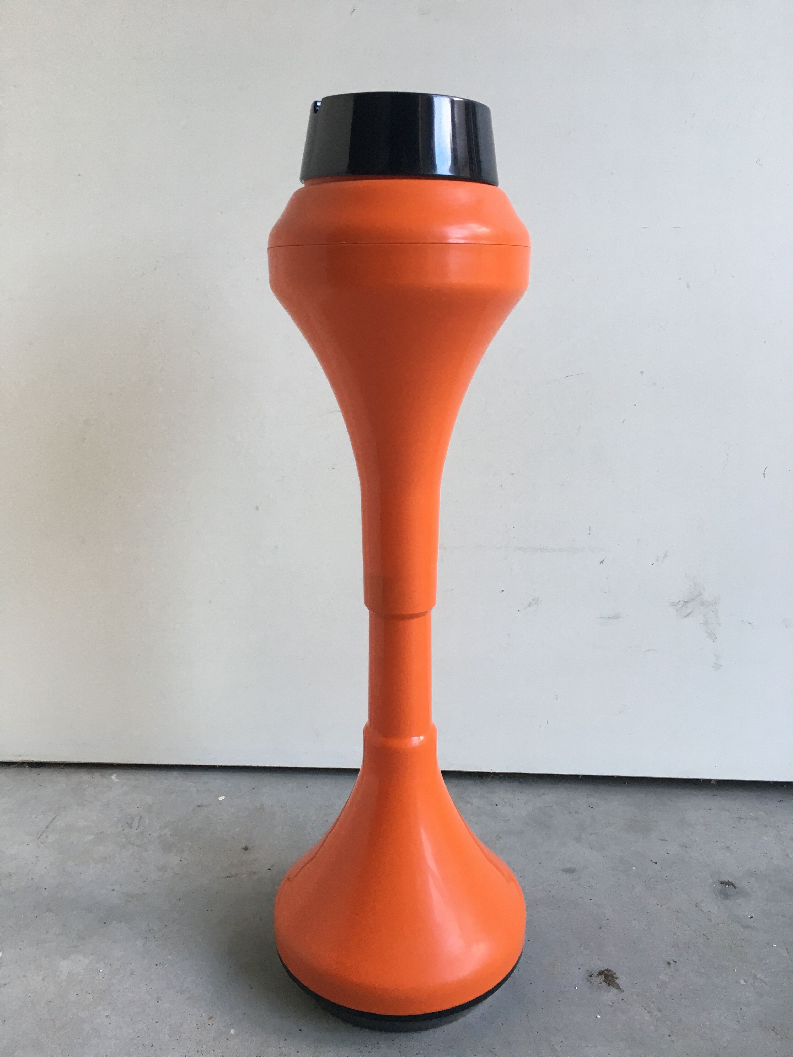 Orange tulip ashtray