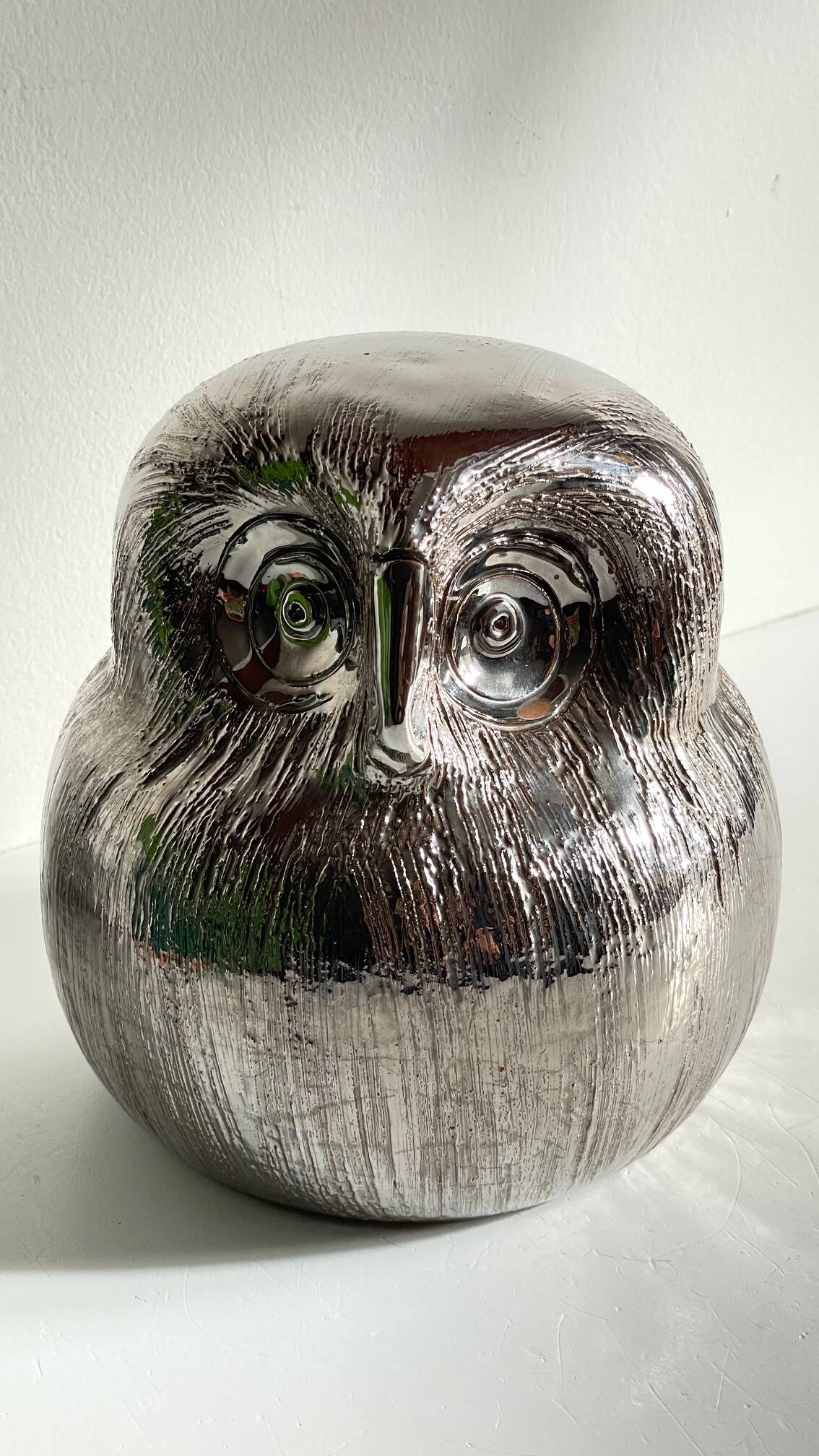 Owl Ceramic by Aldo LONDI