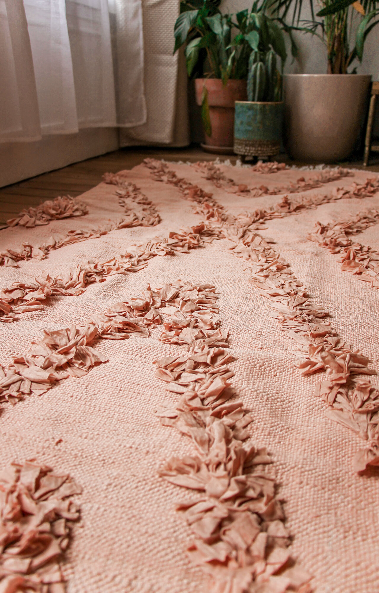 Carpet rose des sables - 165 x 90