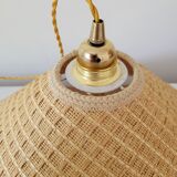 Rattan flower suspension
