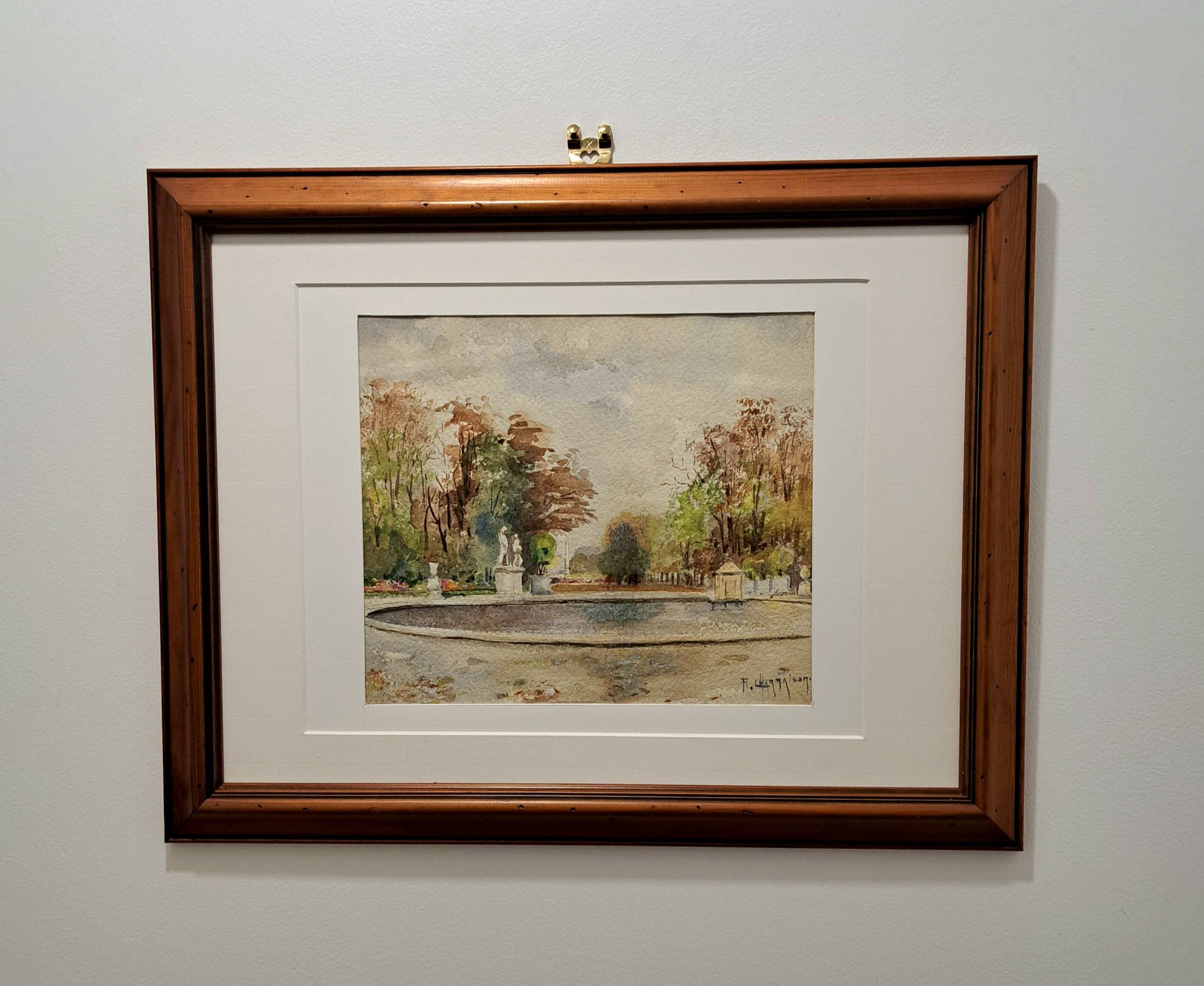 Impressionist watercolour signed Raymond CHARMAISON - French School - PARIS - circa 1920