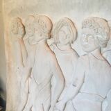 Bas relief in art deco plaster