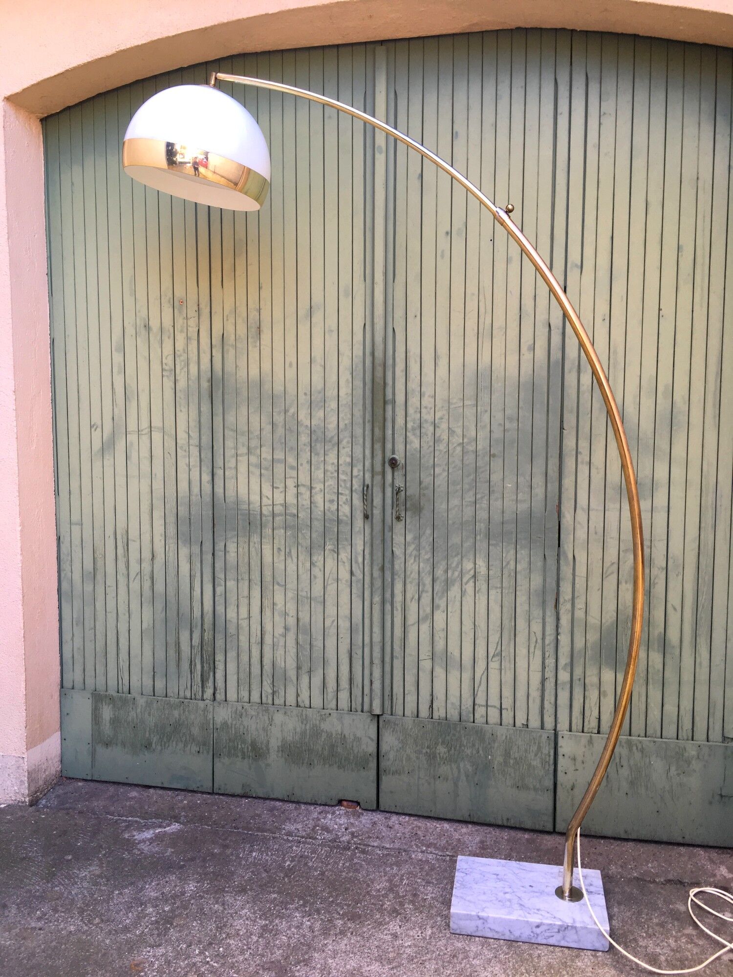 Lampadaire arc télescopique vintage années 70