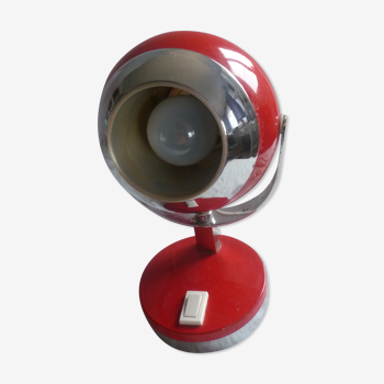 Table lamp / spot in vintage painted metal 70's