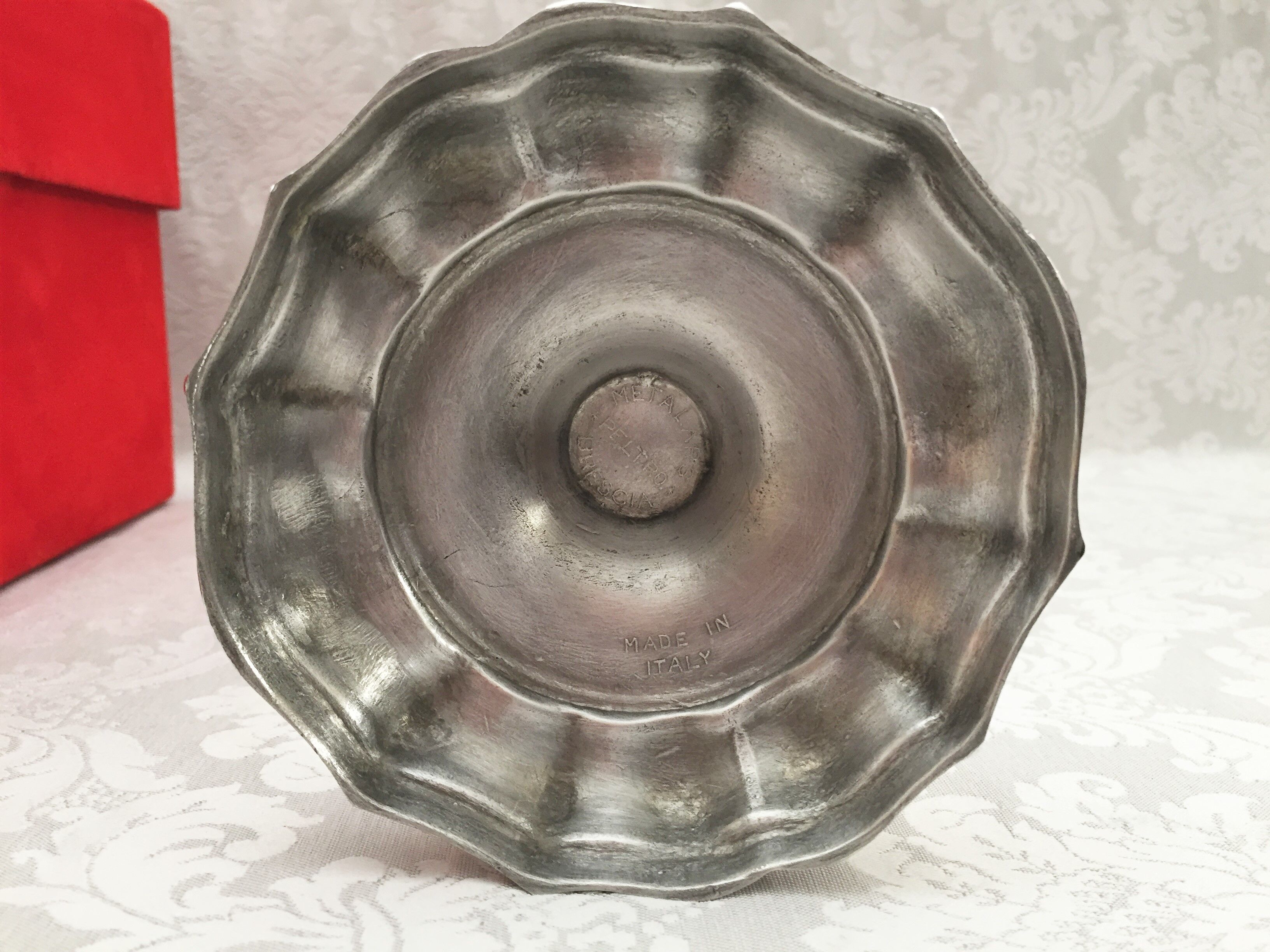 FORMER POURER NEEDLE PICHE PITCHER MADE IN ITALY TIN VERITABLE ART