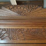 Wardrobe in solid oak
