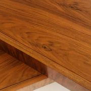 Pair of vintage rosewood veneer shelves, France 60s