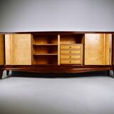 Vintage Art Deco sideboard by Jules Leleu, France 1940