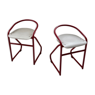 Chaises hautes design années 80