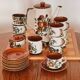 Coffee service Boch la Louvière Argenteuil made in Belgium