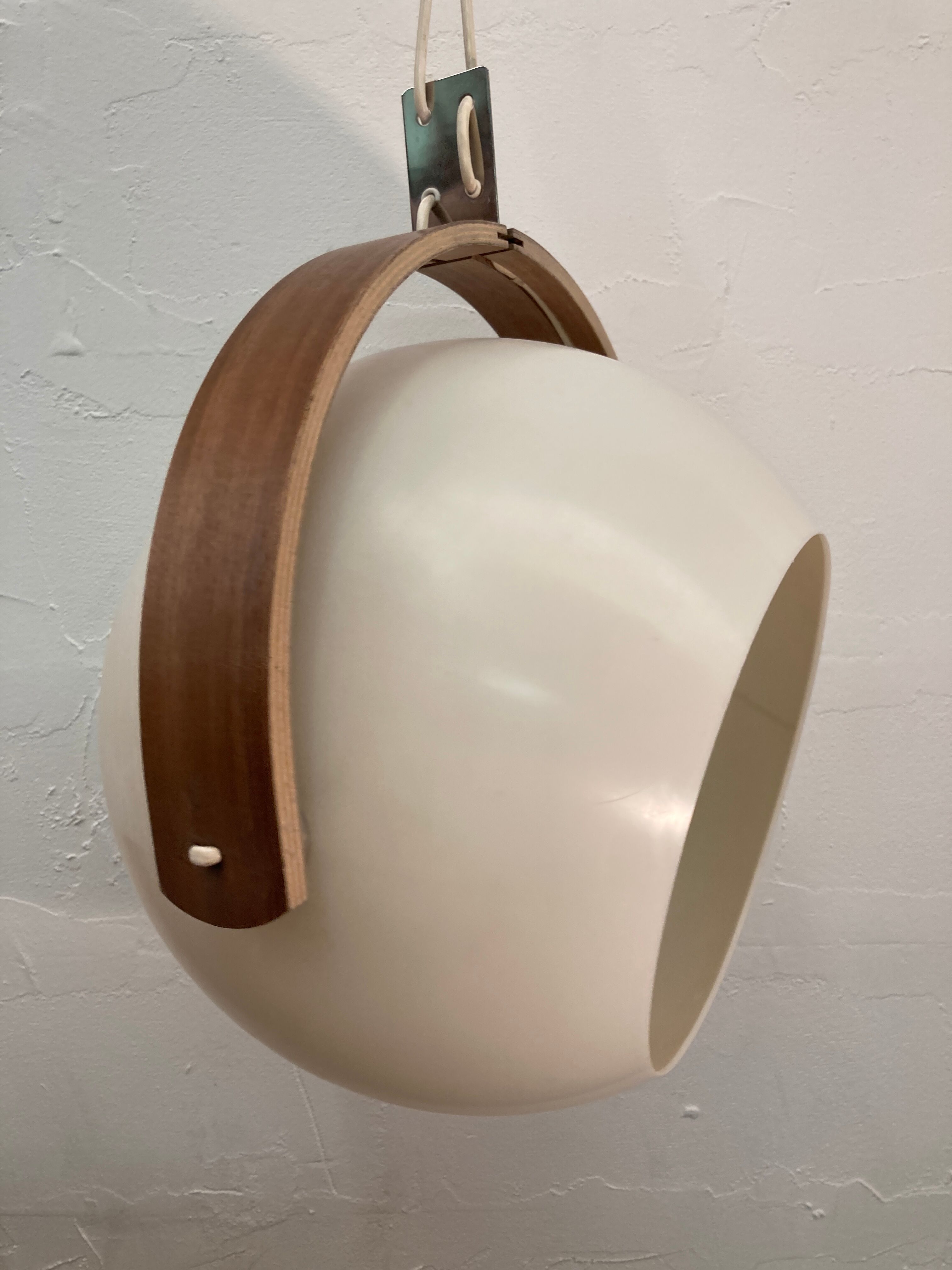 Large space age round globe sphere by Temde, Switzerland 1970s