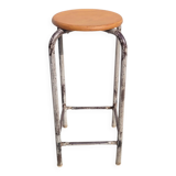 High steel workshop stool