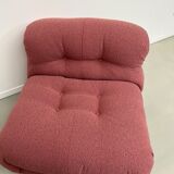 Armchair Soriana Afra and Tobia Scarpa 60s Cassina