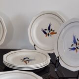 Set of dessert plates St Amans model IRMA