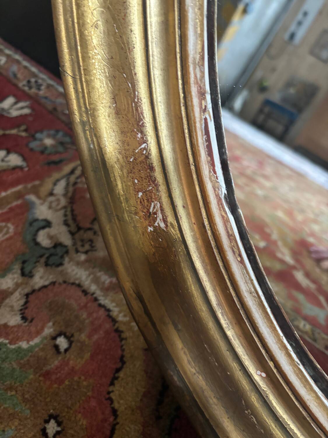 Louis philippe oval mirror