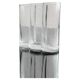 Beautiful Vintage Murano Modern Vase, cylinders  Clear Glass vase, 1970's