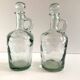 2 Vintage 70's Carafes Pourers Bottles Pitchers Olive Oil Vinegar Art