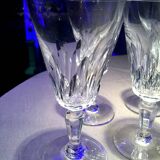 Set of 11 baccarat red wine glasses carcassonne model