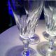 Set of 11 baccarat red wine glasses carcassonne model