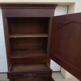Standing man two doors one drawer solid oak