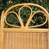 Rattan screen 70-80's