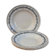 Set of 4 deep plates Terre de Fer Austerlitz