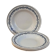 Set of 4 deep plates Terre de Fer Austerlitz