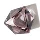 Faceted glass trinket dish, Murano, 1960s, amethyst color