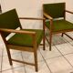 Pair of Scandinavian armchairs in teak 60s