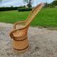 Emmanuelle wicker armchair