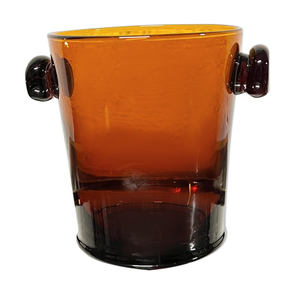 Seau à Glaçons Vintage Arcoroc Octime – Verre Trempé, 1 Litre, Années 80, Occasion Fonctionnel !