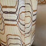 Alabaster and silver metal lamp