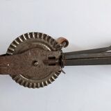 Antique manual metal mixer