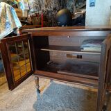 Glass TV bar cabinet