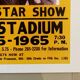 Rock Concert Poster The BEATLES AT SHEA STADIUM, NEW YORK 1965