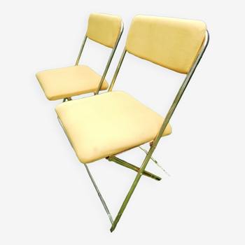 Pair of Eyrel folding chairs