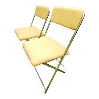 Pair of Eyrel folding chairs