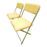 Pair of Eyrel folding chairs